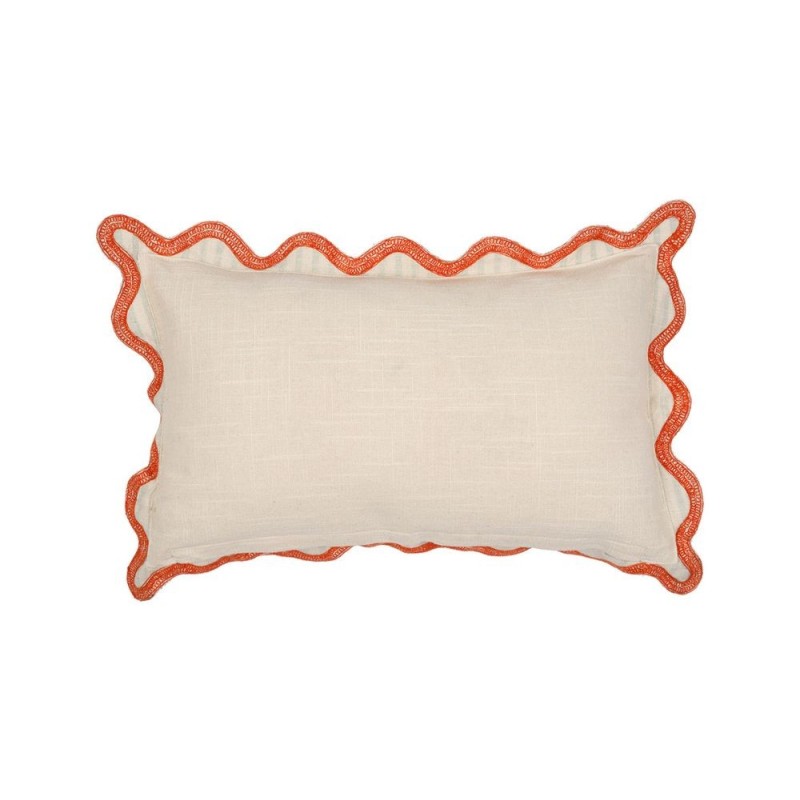 Coussin Plouf&Sun Vert et Vermillon | Au Tombeau des Jaloux