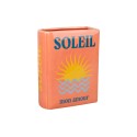Vase "Soleil" Livre Multicolore en Dolomite – H21 cm| Au Tombeau des Jaloux