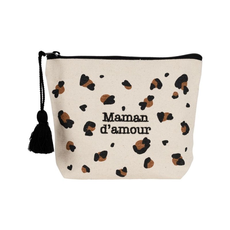 Pochette "Mini Fauve" – Brun & Noir | Au Tombeau des Jaloux