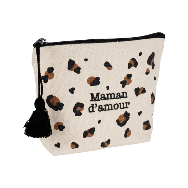 Pochette "Mini Fauve" – Brun & Noir | Au Tombeau des Jaloux