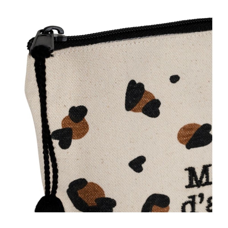 Pochette "Mini Fauve" – Brun & Noir | Au Tombeau des Jaloux