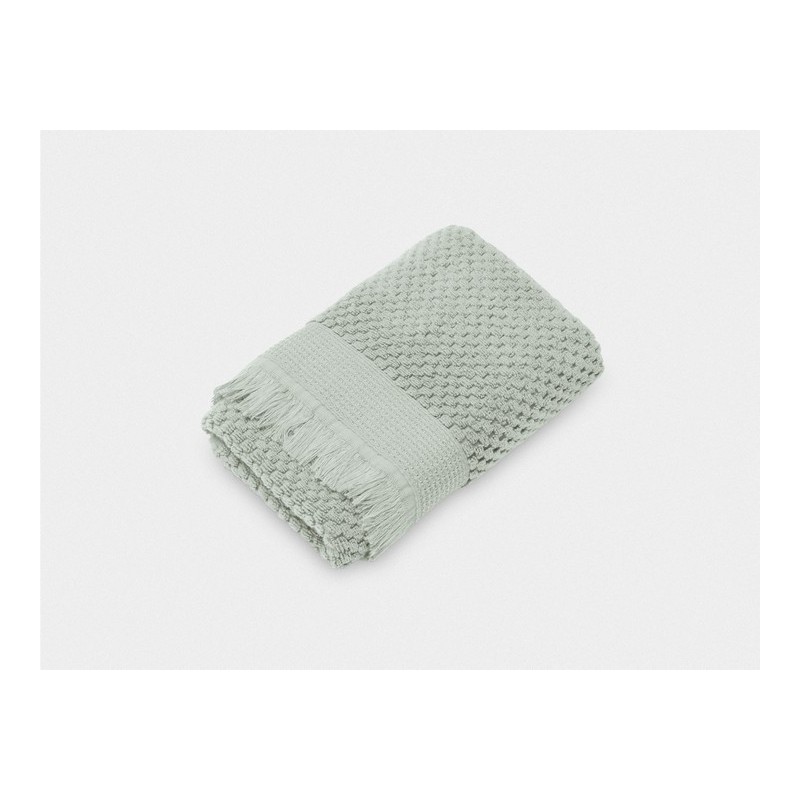 Serviette Éponge Téthys – 100% Coton (50x90 cm) – Couleur Lichen/Au Tombeau Des Jaloux