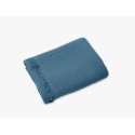 Fouta-Plaid Kea – Mousseline de Coton (95x180 cm) – Couleur Marine/Au Tombeau Des Jaloux