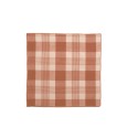 Serviette de Table Ness – 100% Coton Fil Teint (42x42 cm) – Couleur Tobacco/Au Tombeau Des Jaloux