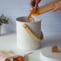 Coffret zéro déchet : seau à compost (4,5 L), planche, couteau et filet à légumes. Au Tombeau Des Jaloux
