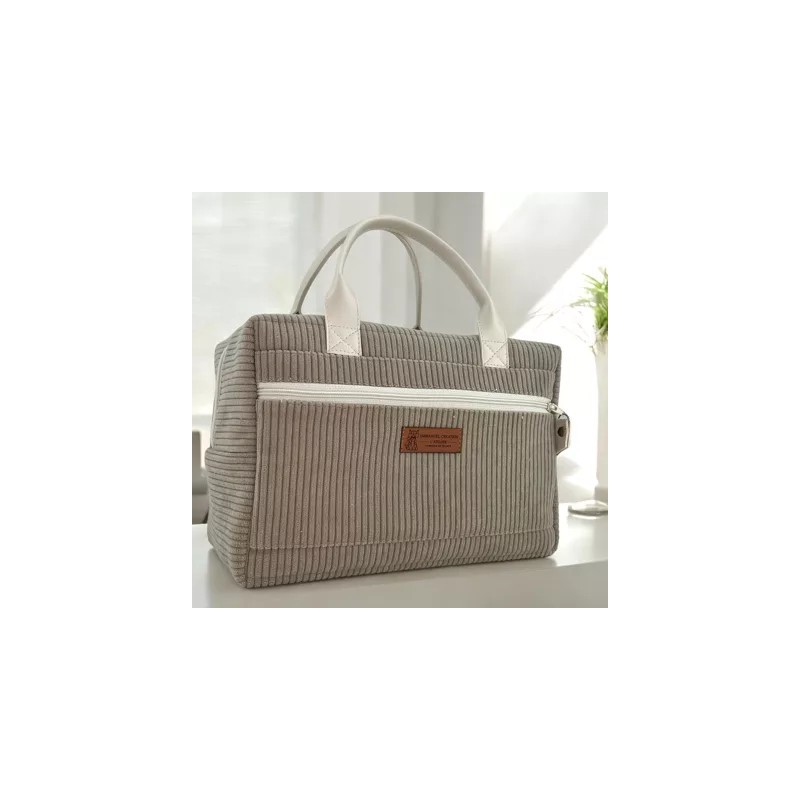 Vanity "Velours Côtelé" Taupe  |  Au Tombeau des Jaloux
