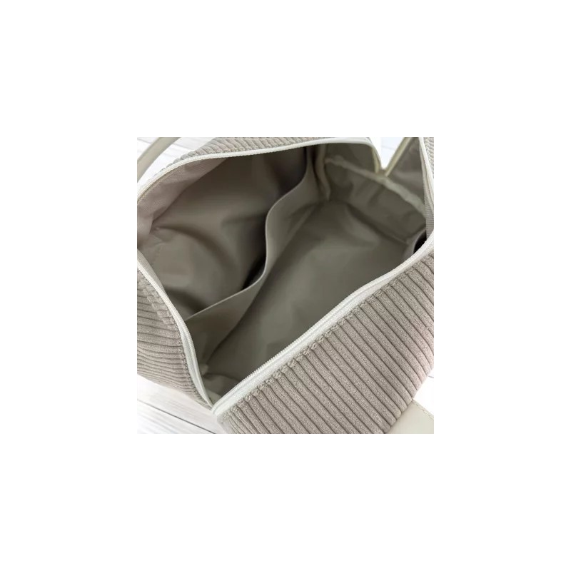 Vanity "Velours Côtelé" Taupe  |  Au Tombeau des Jaloux