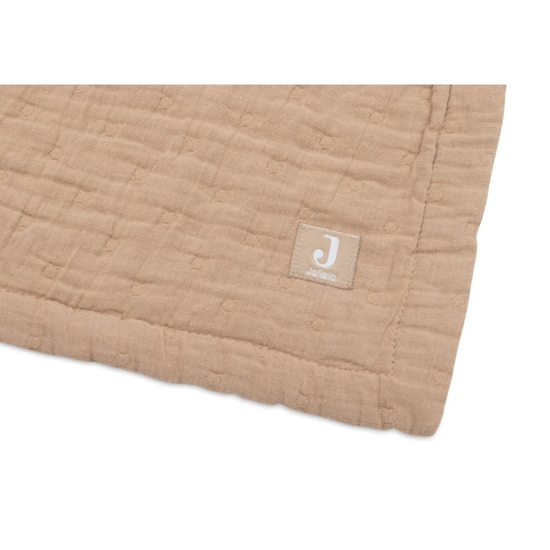 Couverture Berceau en Gaze de Coton – Jacquard (75x100 cm) |  Au Tombeau des Jaloux