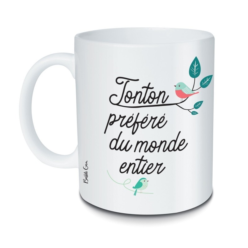 Mug – "Tonton Préféré du Monde Entier"  |  Au Tombeau des Jaloux