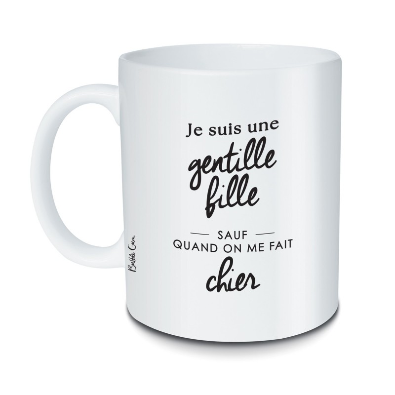 Mug – "Je suis une Gentille Fille"  |  Au Tombeau des Jaloux