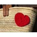 Panier en Palmier – Cœurs Rouges|  Au Tombeau des Jaloux