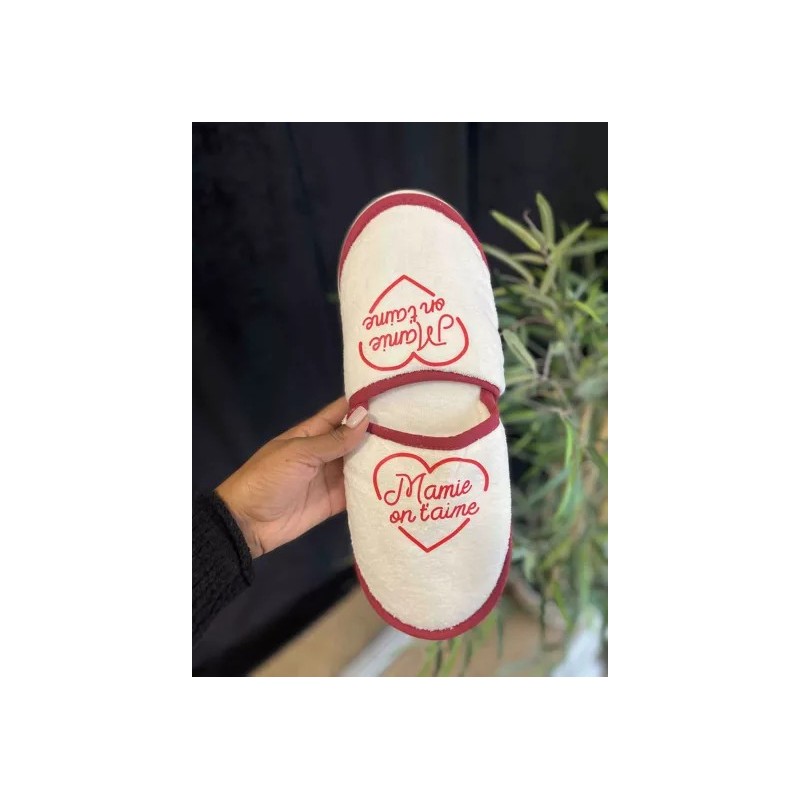 Chaussons "Mamie, On T’Aime"|  Au Tombeau des Jaloux