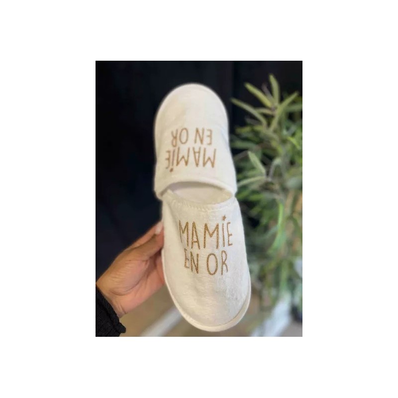 Chaussons "Mamie en or"|  Au Tombeau des Jaloux