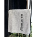 Serviette de Toilette Grise "Maman je t’aime"|  Au Tombeau des Jaloux
