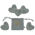 Set de 5 Cotons Lavables Forme Cœur|  Au Tombeau des Jaloux