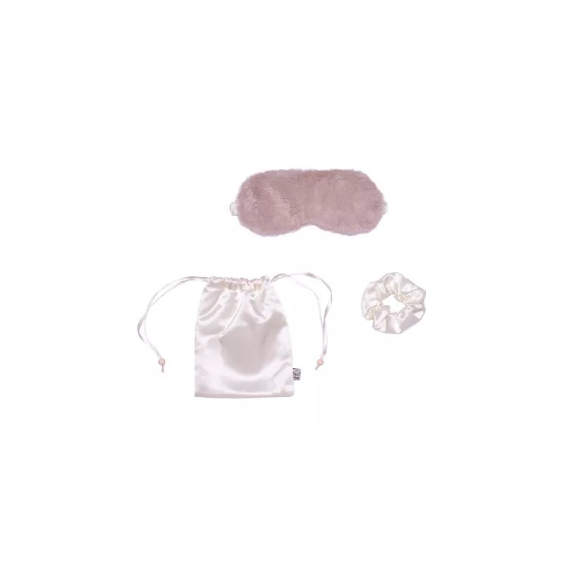 Masque de Sommeil & Chouchou en Satin – Ivoire|  Au Tombeau des Jaloux
