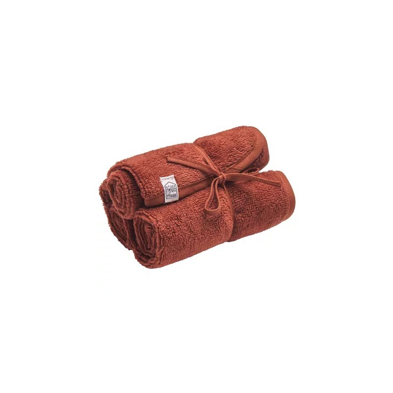 Set de 3 Serviettes Visage en Éponge Bambou|  Au Tombeau des Jaloux