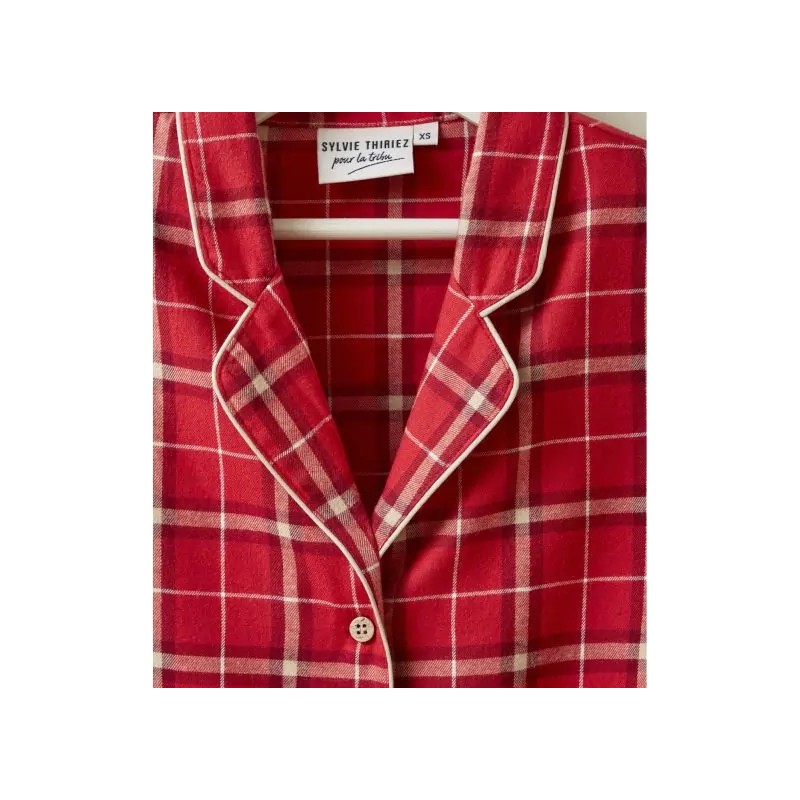 Pyjama Femme "Glasgow" – Carreaux Rouges|  Au Tombeau des Jaloux