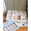 Boîte à Bijoux "Denise" en Pied-de-Poule | Au Tombeau des Jaloux