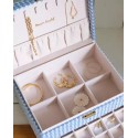 Boîte à Bijoux "Denise" en Pied-de-Poule | Au Tombeau des Jaloux