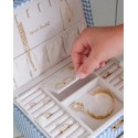 Boîte à Bijoux "Denise" en Pied-de-Poule | Au Tombeau des Jaloux