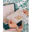 Boîte à Bijoux "Denise" en Velours Côtelé | Au Tombeau des Jaloux