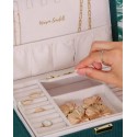 Boîte à Bijoux "Denise" en Velours Côtelé | Au Tombeau des Jaloux