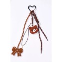 Grigri accessoire de sac et porte-clé – Chien et nœud | Au Tombeau des Jaloux