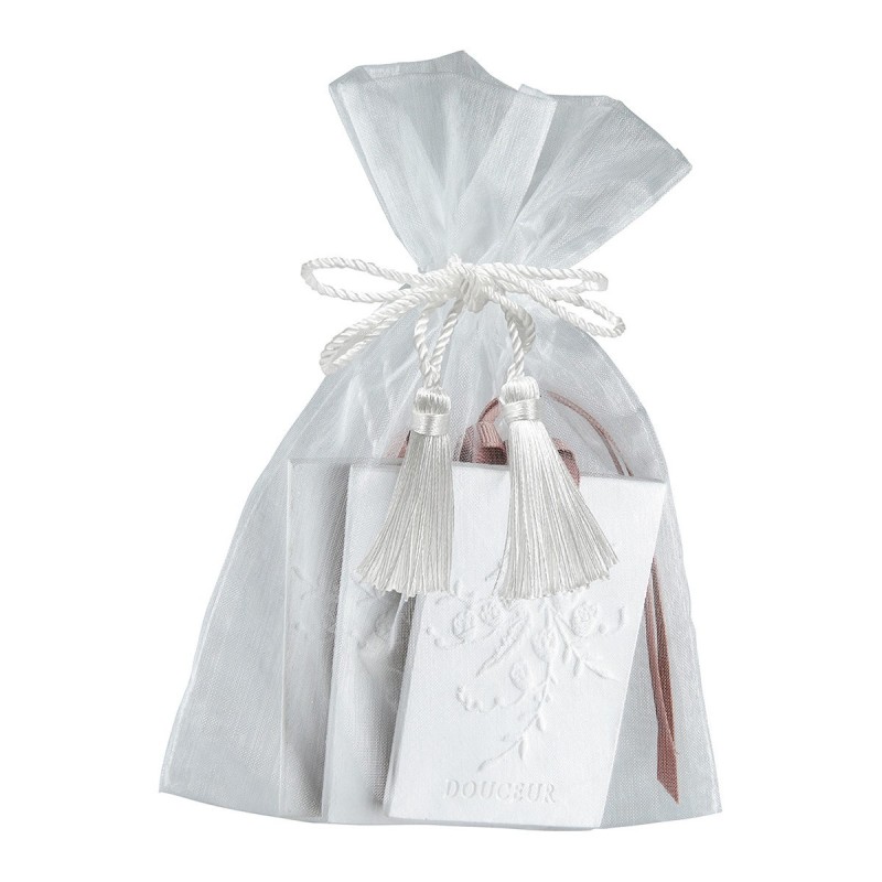 Pochon de 3 décors parfumés – Petits mots « Fleur de Thé »/Au Tombeau Des Jaloux