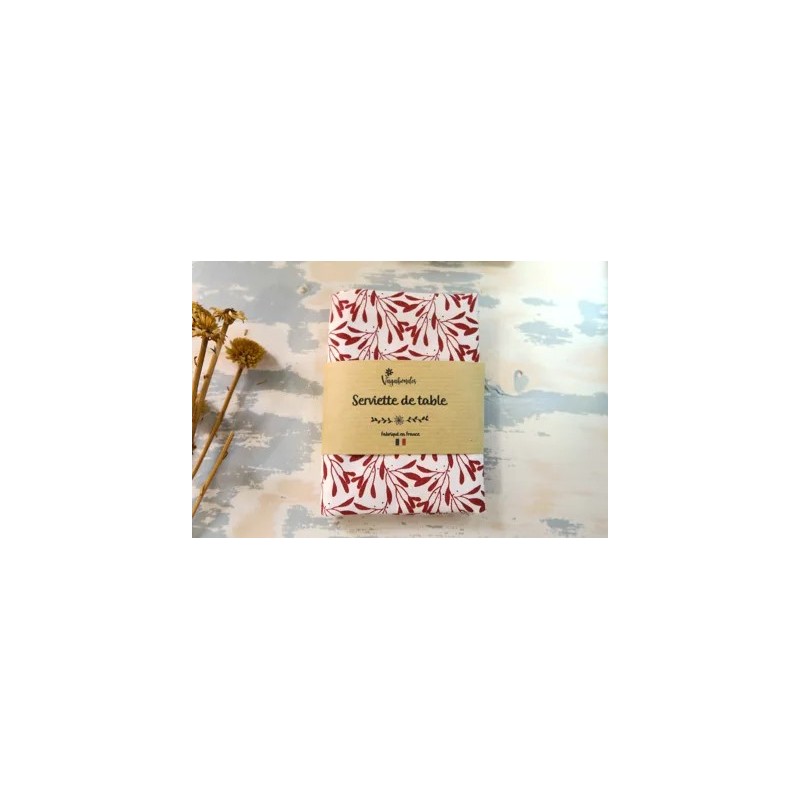 Serviette de table en coton 35x35 cm/ Au Tombeau Des Jaloux