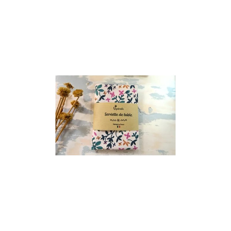 Serviette de table en coton 35x35 cm/ Au Tombeau Des Jaloux