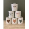 6 Mini Mugs "Le Café des Copines"  |  Au Tombeau des Jaloux