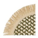 Set de Table Rond Franja – Kaki & Naturel (Ø38 cm)/Au Tombeau Des Jaloux