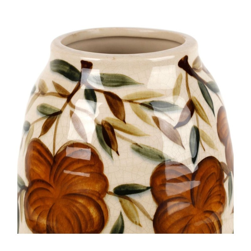 Vase Fleurice – Vert & Brun D17.5 x H25 cm/Au Tombeau Des Jaloux