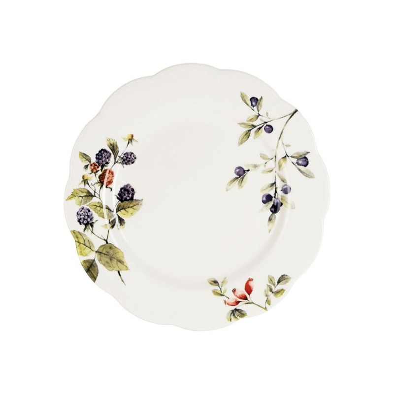 Lot de 6 Assiettes Plates Meredith – Multicolores  | Au Tombeau des Jaloux