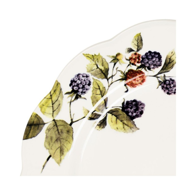 Lot de 6 Assiettes Plates Meredith – Multicolores  | Au Tombeau des Jaloux