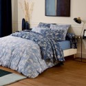 Parure Éloïse Ardoise – Drap Plat + 2 Taies 65x65 cm/ Au tombeau des jaloux