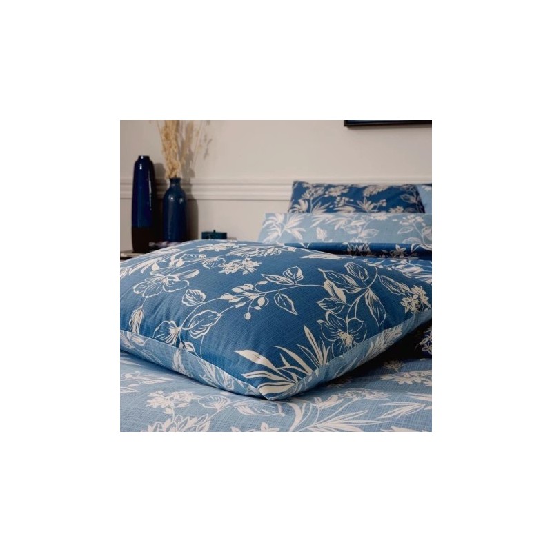 Parure Éloïse Ardoise – Drap Plat + 2 Taies 65x65 cm/ Au tombeau des jaloux