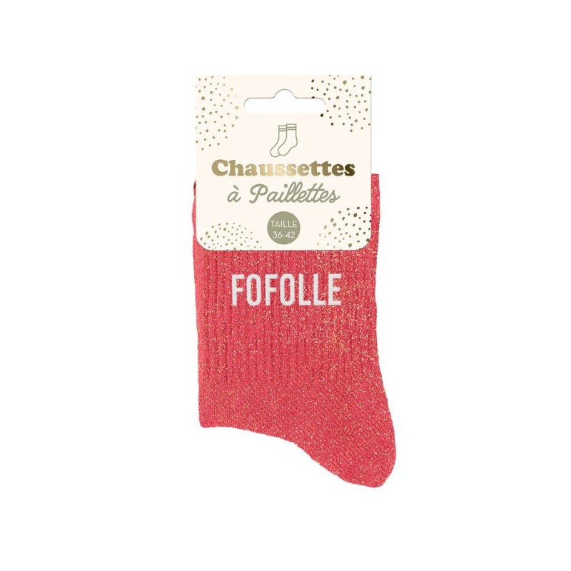 Chaussettes "Fofolle" – Taille 36-42. Au Tombeau Des Jaloux