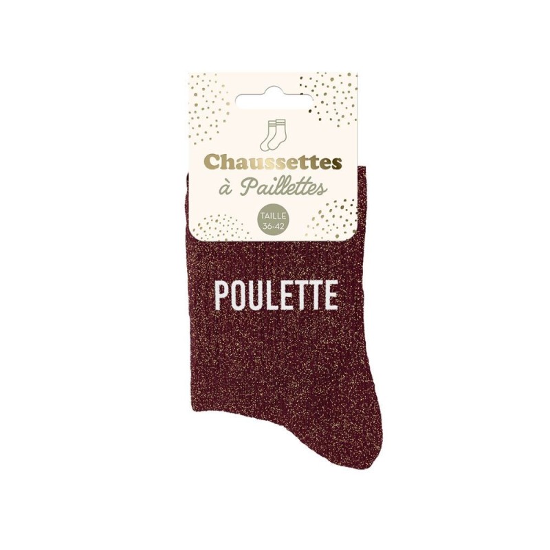 Chaussettes "Poulette" – Taille 36-42. Au Tombeau Des Jaloux