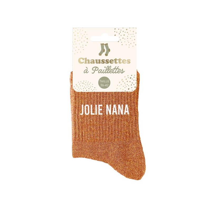 Chaussettes "Jolie Nana" – Taille 36-42. Au Tombeau Des Jaloux