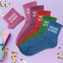 Chaussettes "Fouteuse de Merde" – Taille 36-42  |  Au Tombeau des Jaloux