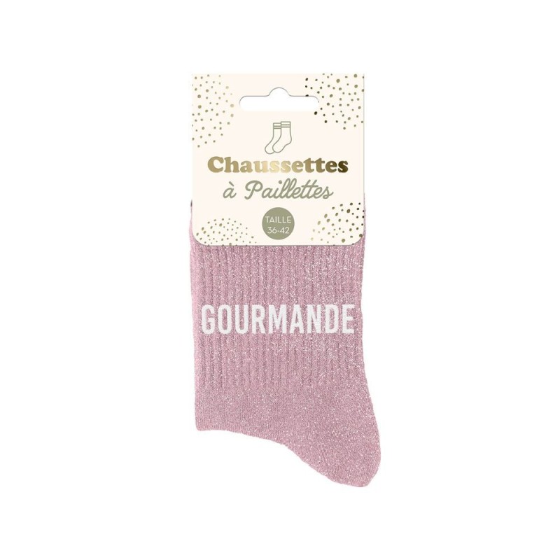 Chaussettes "Gourmande" – Taille 36-42. Au Tombeau Des Jaloux