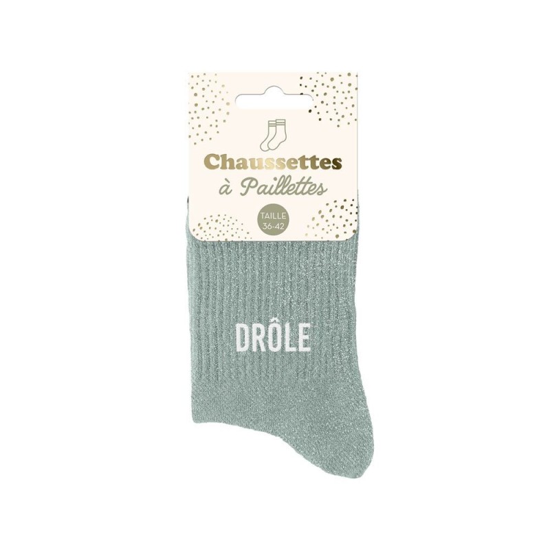 Chaussettes "Drôle" – Taille 36-42. Au Tombeau Des Jaloux