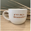 Tasse - Mug "P'tit dej à Decazeville" – Porcelaine  45 cl /Au Tombeau Des Jaloux
