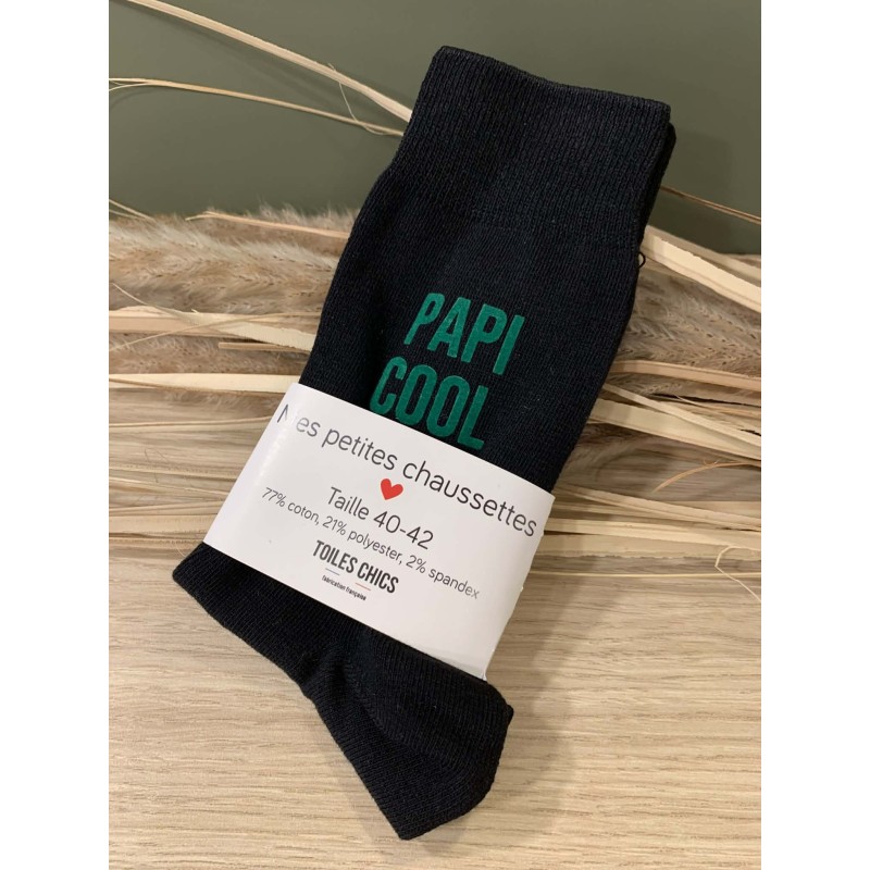 Chaussettes en Coton – "Papi Cool"|  Au Tombeau des Jaloux