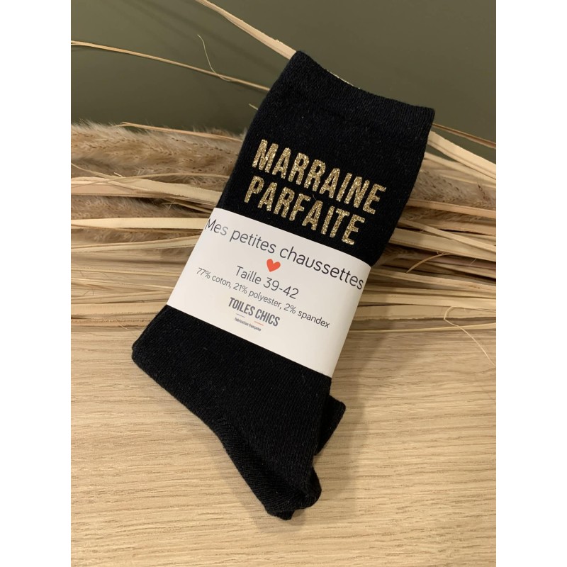 Chaussettes "Marraine Parfaite" |  Au Tombeau des Jaloux