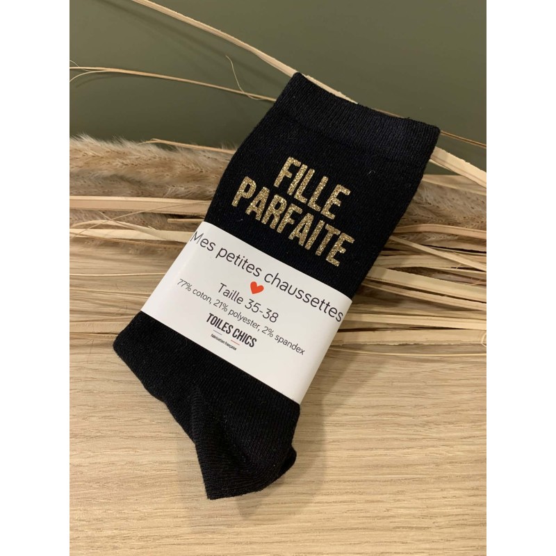 Chaussettes "Fille Parfaite" |  Au Tombeau des Jaloux