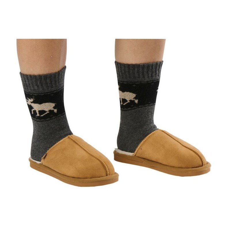 Chaussons homme camel – Taille 42-43 /Au Tombeau Des Jaloux