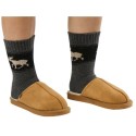 Chaussons homme camel – Taille 44-45 /Au Tombeau Des Jaloux